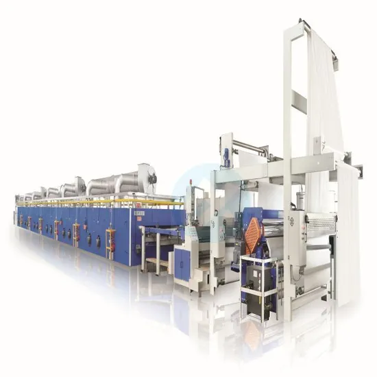 Textile Non-Woven Fabric Heat Setting Stenter Finishing Machine