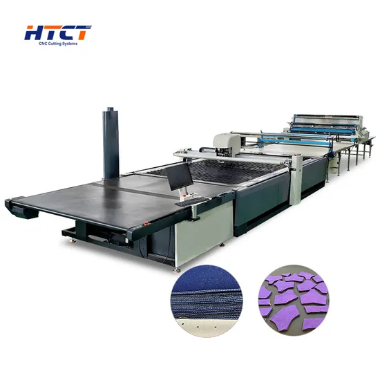 CNC Cutting Machine Muilti Layer 7cm/9cm/11cm Cloth Fabric Cutting Cutter for Garmen