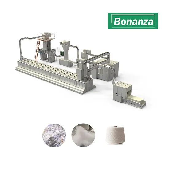 High Production Waste Textile Recycling Machine for Cotton Waste/Hard Waste/Rags Recycling Line Machine