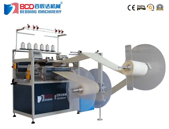New Fully Automatic Serging Mattress by Single or Both Head Mattress Border Edge Sewing Overlocking Machine by CE\SGS