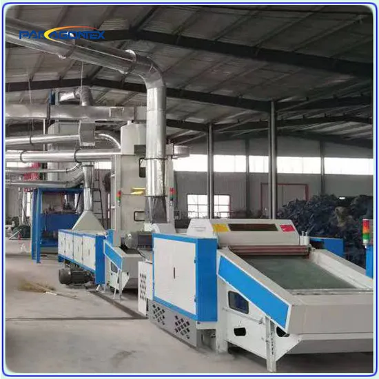 Chinese Factory Good Condition Automatic Textile Yarn Fabric Cotton Rag Scrap Waste Recycling Machine /Opening /Cleaning Machinery for OE Spinning/Baler/Cutting