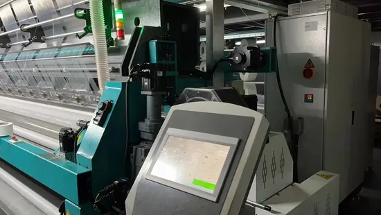 CH Rsmsus-G Weft-Insertion Fiber Glass Geogrid Raschel Warp Knitting Machine