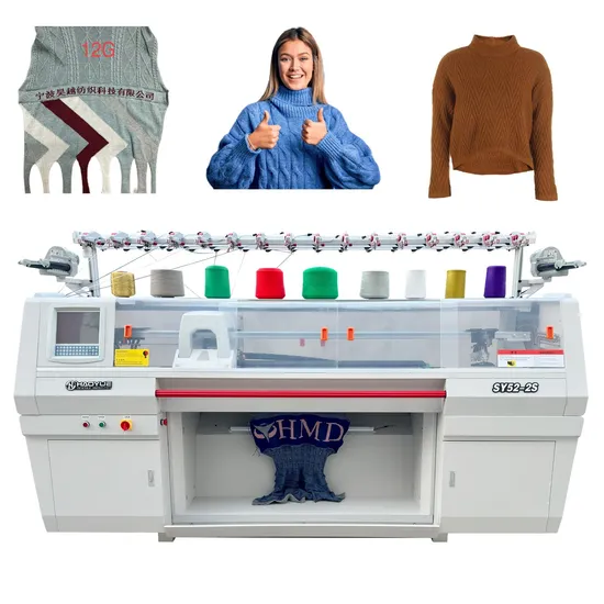 Woolen Cotton Acrylic Fiber Sweater Jersey Flat Knitting Machine Chinese Haoyue Brand