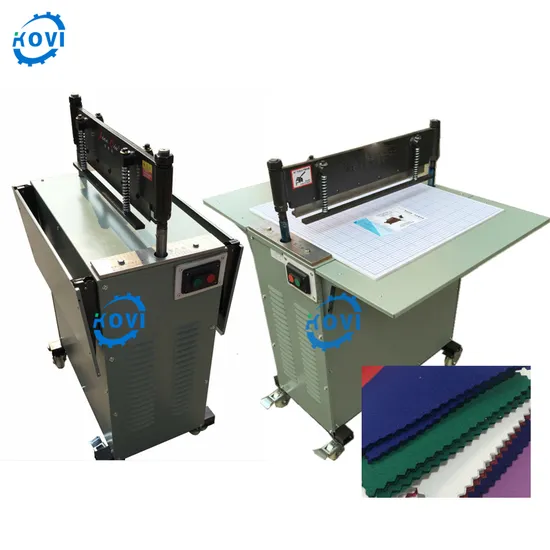 Cloth Strip Swatch Machine Fabric Zig-Zag Sample Cutting Table Machine