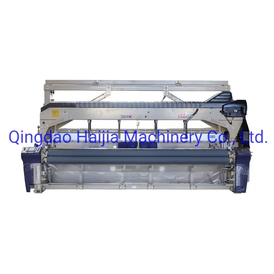 Price for High Quality High Density High Speed Haijia Hw8010 Double-Nozzle Cam or Plain Shedding Weaving/Textile/ Water Jet Machine