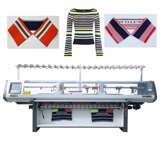 14gauge 80inch 2heads Collar & Sweater Knitting Making Machine
