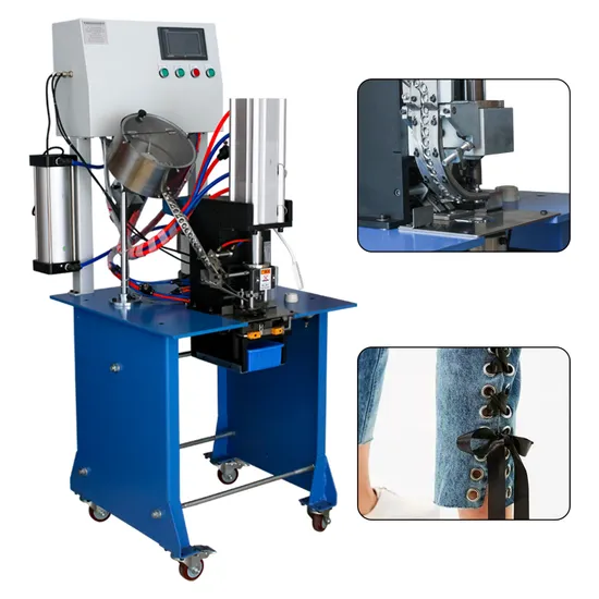 High Efficiency High Quality Multifunctional Automatic Eyelet Machine for Punching
