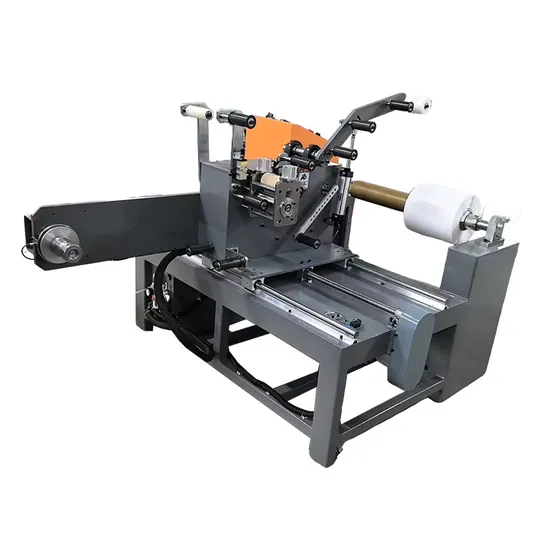 Big Reel Bobbin Water Blocking Tape Traverse Winding Spooling Machine