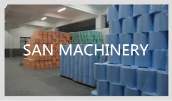 Non-Woven Fabrics Point Breaking Shearing Rewinding Machine