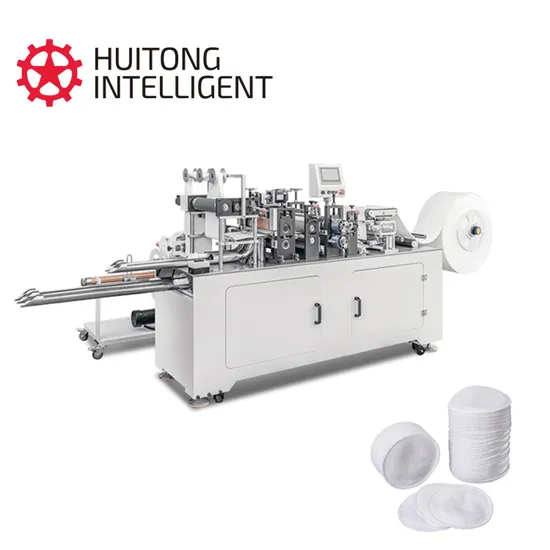 Customised Automatic Disposable Makeup Cotton Pads Cutting Making Machine