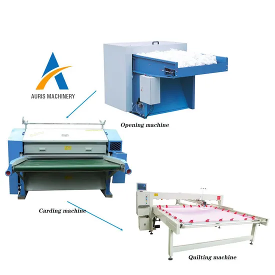 Factory Price Textile Quilt Making Machinery Quilt Production Line Wool Cotton Fiber Carding Machine