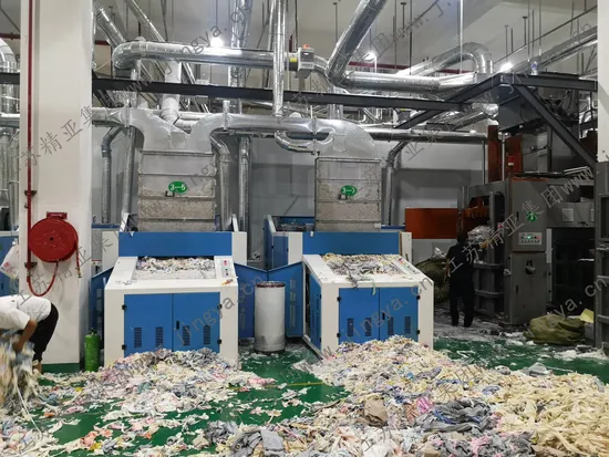 Waste Fabric Recycling System Textile Machine