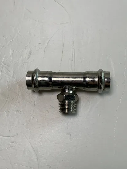 Triple Clamp Type Tee for 2 Series Double Yarn Compression System