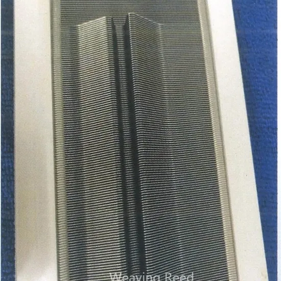 Textile Machinery Accessories Energy-Saving Air Jet Reed with Profile Dent /Conical Dent for Weaving Loom