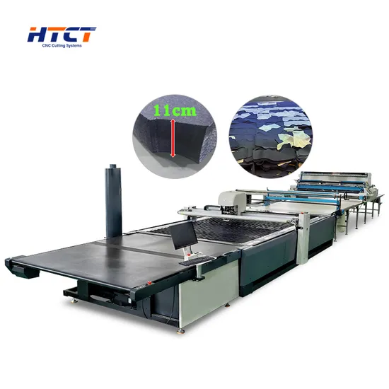 Precision CNC Cloth Bag Jeans Multi-Layer Cutter Fabric Cutting Machine