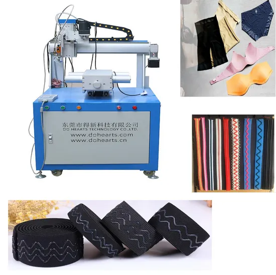 High Speed Automatic Underwear Garment Silicone Coating Machine Onto Band