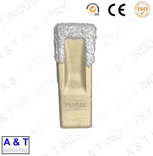 Flat Bucket Teeth with Tungsten Carbide Particles