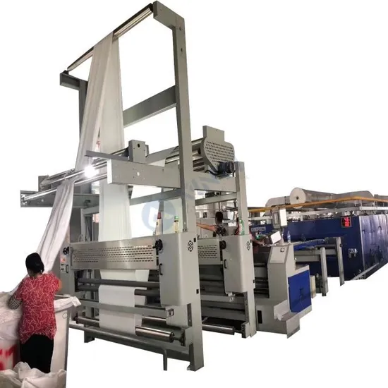 9 Ovens Use Gas Heating Changer for Textile Finishing Process Fabric Stenter Coating Machine