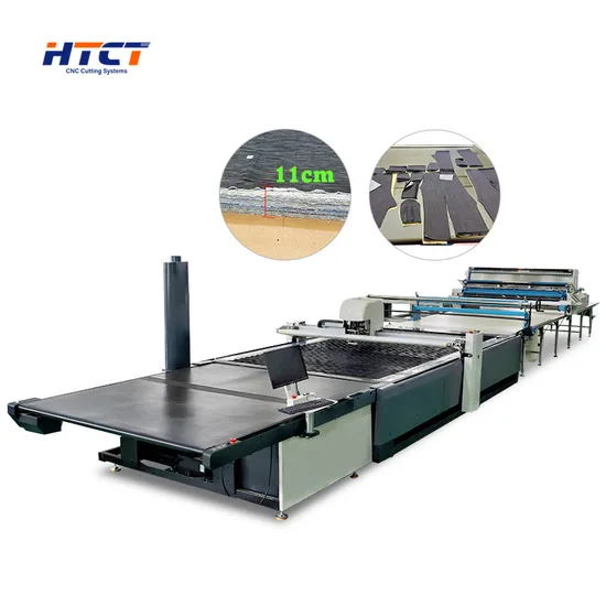 CNC Htct Specific Waterproof Multi-Layer Fabric Cutter Cloth Cutting Machine for Tent