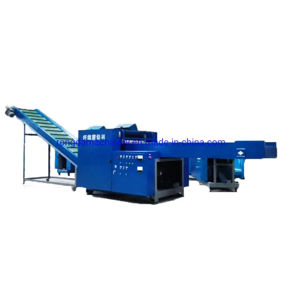 Fabric Waste Cutting Machine for Recycling for Jeans/Clothes/Fabric Cotton Foam/ Textile Waste Waste Yarn Opening Machine Cotton Waste Cleaning Slitter Cutter