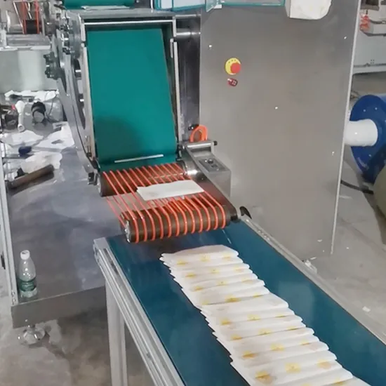 Adult Patient Dental Disposable Water Proof Fastener Feeding Baby Feeding Bib Pad Making Machine