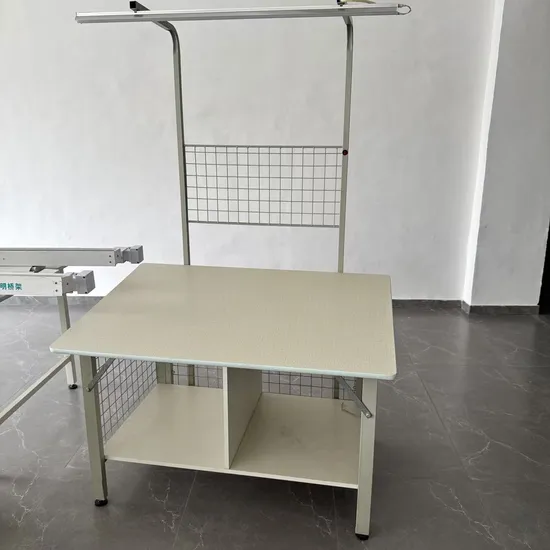 Adjustable Light QC Table for Garment Factory with Bright LED Features