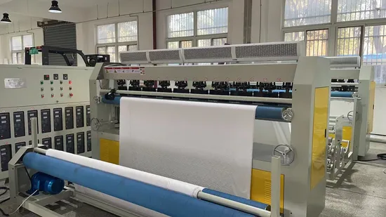 Multi Vertical Knives Ultrasonic Quilting Machine for Slitting Fabric