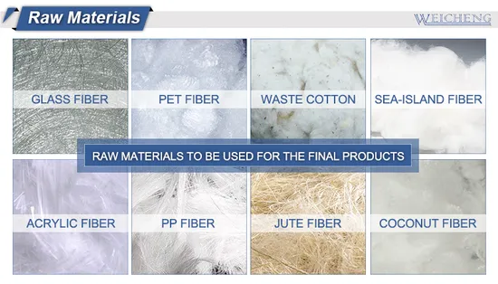 Customizable Nonwoven Fiber Opener with Video Outgoing-Inspection and Machinery Test Report