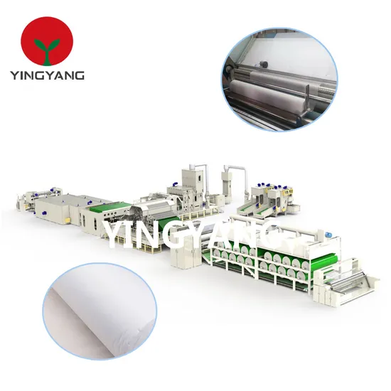Best Selling Easy Operation Adhesive Lining Light Weight Nonwovens Production Line