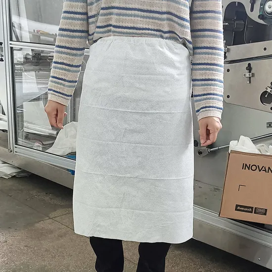 Disposable Hotel Sauna Non Woven Microfiber Apron Single Use Hotel Customization Bath Towel Bathrobe Skirt Making Machine
