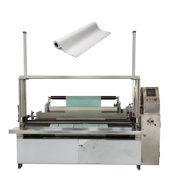 Roll to Roll Perforation Slitting Rewind Machine with Precut Nonwoven Paper Roll
