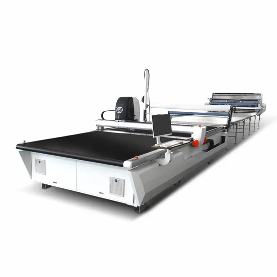 Excellent Sales of Fully Automatic Computer Typesetting CNC Blended Fabric Cutting Machine