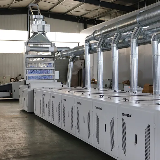600mm, 800mm, 1000mm Width Automation Tongda Spinning Waste Recycling Machine