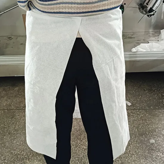 Hotel Sauna Disposable Non Woven Microfiber Towel Bathrobe Skirt Wearable Super Absorption Bath Making Machine