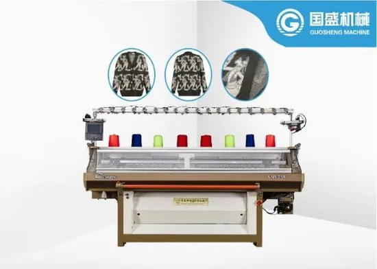 Advanced Computerized Blue CE Certified Knitting Machine for Raschel Blankets