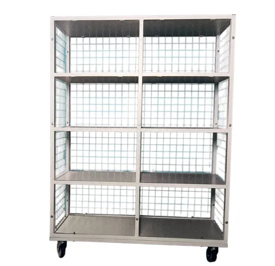 Efficient Multi-Functional Trolley for Garment Factory with Four Layers