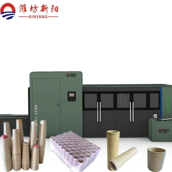 POY Paper Tube Packaging Machine for Winding Polyester Silk