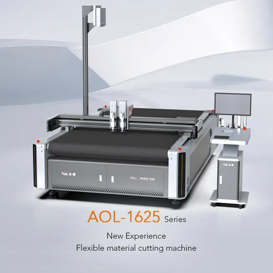 Aol-1625 CNC Automatic Non Woven Bag Roller Blinds Fabric Cutting Machine