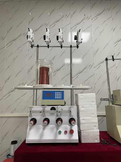Protect Enameled Wire Four Spindles Coil Winding Machine for Signal Transformers