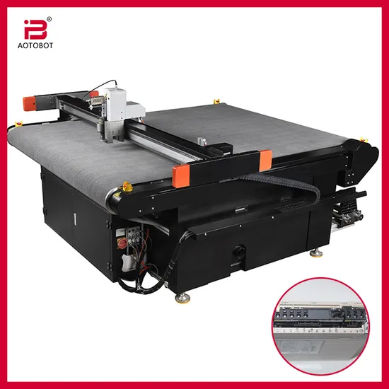 Strong Suction Fabric Cutting Machine with Multi-Language LCD Touch Panel
