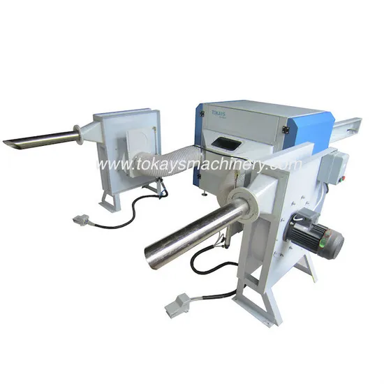 Automatic Fiber Polyester Fibre Opening Carding Pillow Cushion Sofa Filling Stuffing Blowing Making Machine with 2 Nozzles for Home Textiles