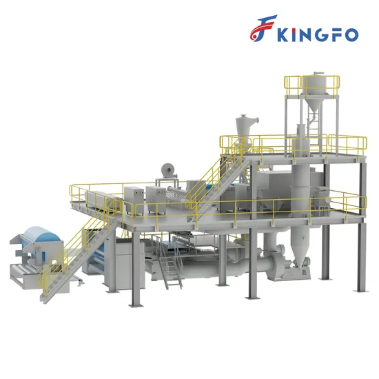 Non Woven Production Line Price Recycled Pet Flakes Nonwovens Fabric Making Machine
