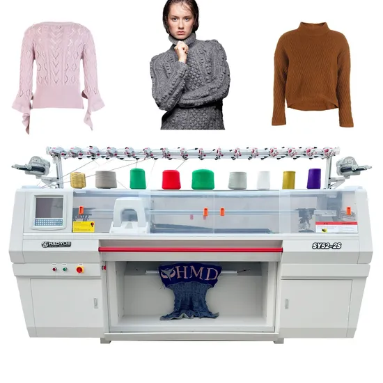Computerized Flat Knitting Machine for Wool Yarn Sweater