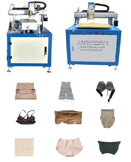 Silicone Lace Coating Machine on Legwear