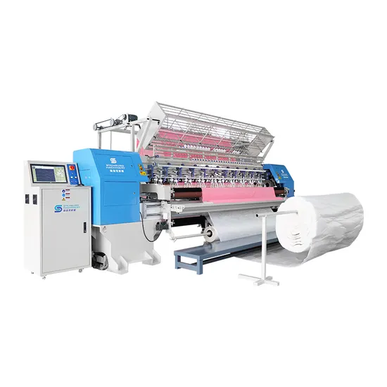 Industrial Computerized Multi-Needle Lock-Stitch Quilting Machine for Mattress Fabric with Automatic Lubrication