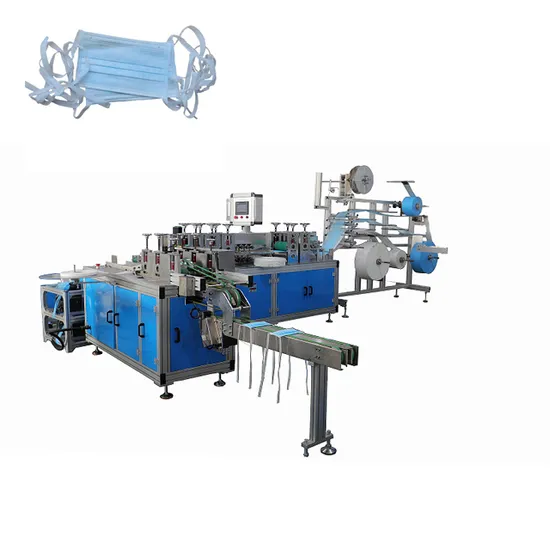 Fully Automatic Disposable Medical Tie on Mask Making Machine