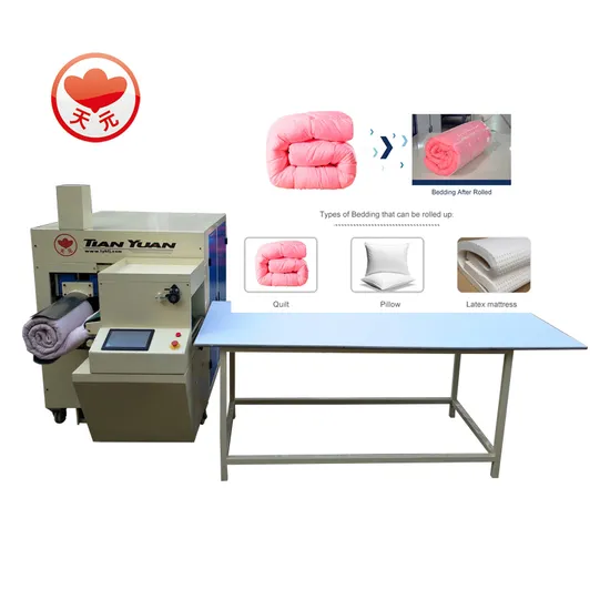 Jbj-7 Auto Rolling Packing Machine for Body Pillow, Pillows, Cushion, Bedding Sets, Pads, Toppers Package