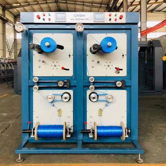 High Quality Rope Twine 2-for-1 Spool Winder for Plastic Fiber and Filament
