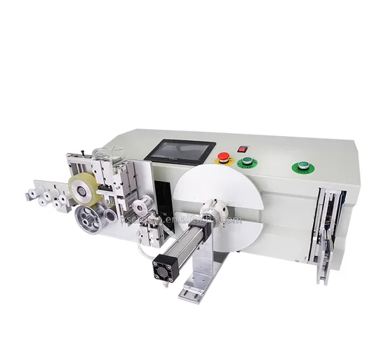 Factory Supply Wire Cable Semi-Automatic Counting Meter Cutting Winding and Tying Machine with Cheap Price