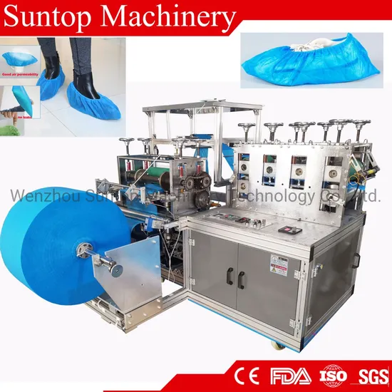 Disposable Automatic Non Woven Shoe Cover Making Machine